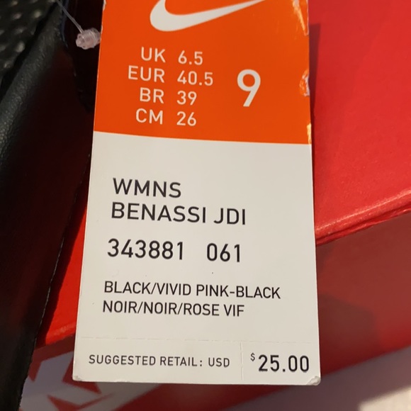 New Authentic Nike signature slide sandals sz 9 woman’s - Picture 11 of 11